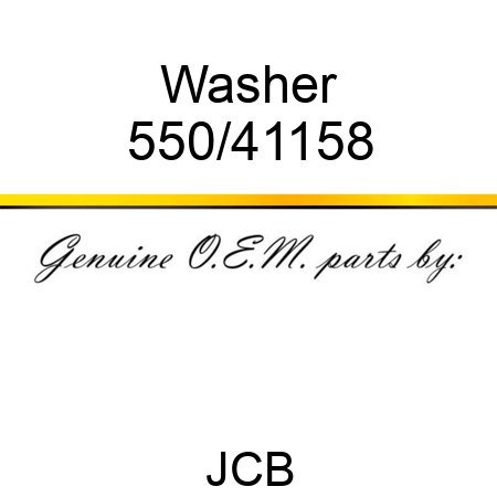 Washer 550/41158