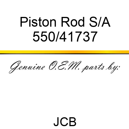 Piston Rod, S/A 550/41737
