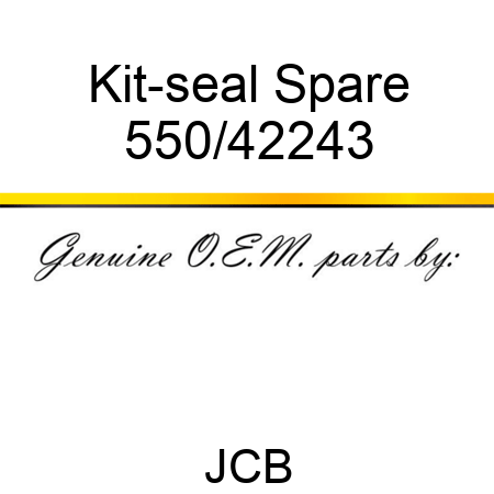 Kit-seal, Spare 550/42243