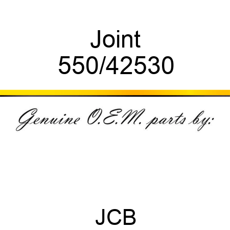 Joint 550/42530