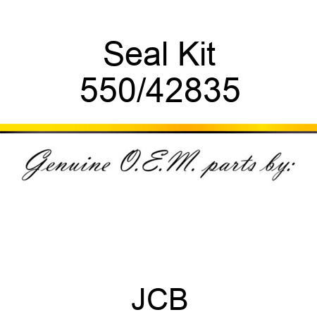 Seal, Kit 550/42835