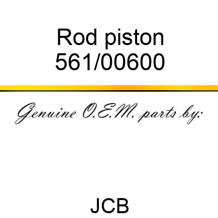 Rod, piston 561/00600