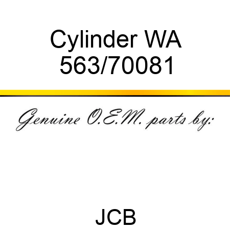 Cylinder, WA 563/70081