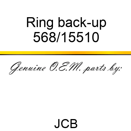 Ring, back-up 568/15510
