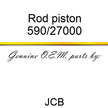 Rod, piston 590/27000