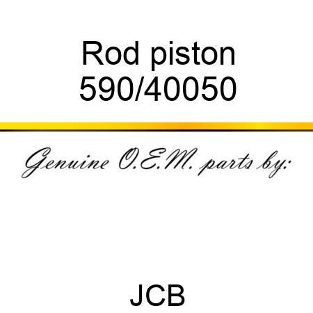 Rod, piston 590/40050