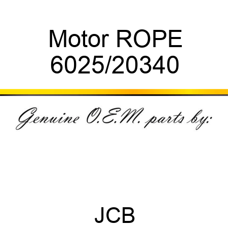 Motor ROPE 6025/20340