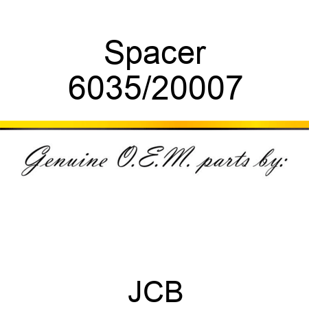 Spacer 6035/20007