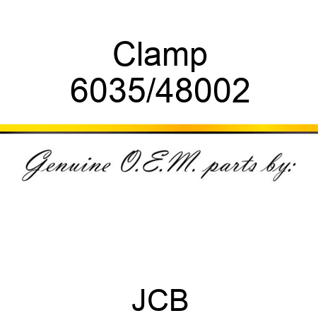 Clamp 6035/48002