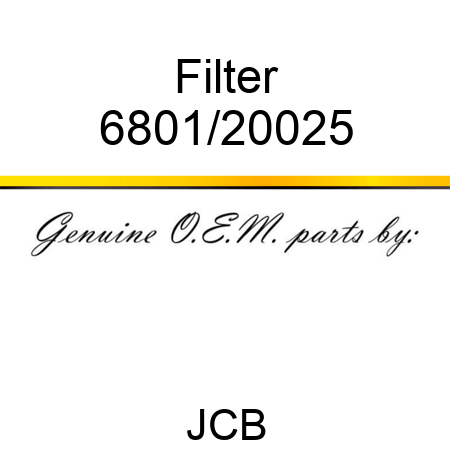 Filter 6801/20025