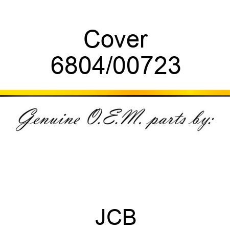 Cover 6804/00723