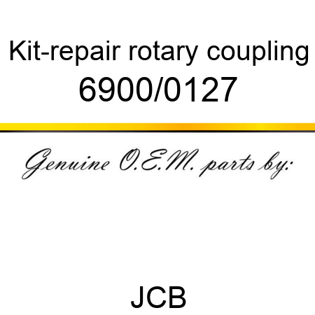 Kit-repair, rotary coupling 6900/0127
