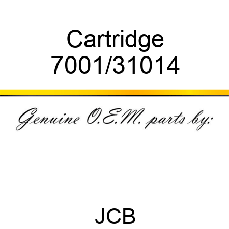 Cartridge 7001/31014