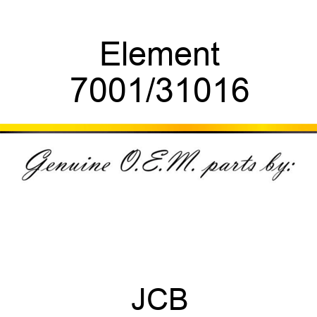 Element 7001/31016