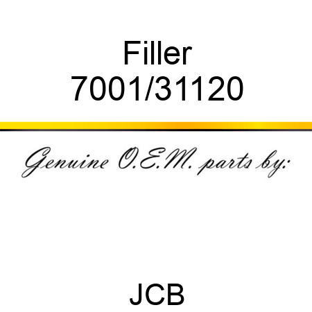 Filler 7001/31120