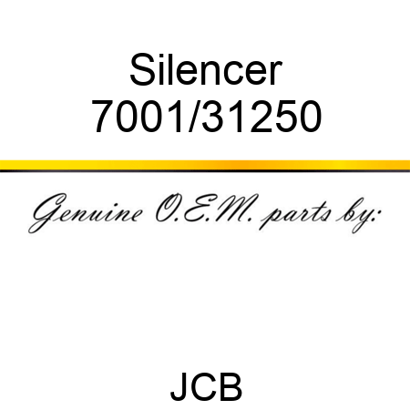 Silencer 7001/31250