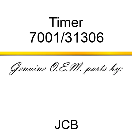 Timer 7001/31306