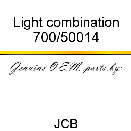 Light, combination 700/50014