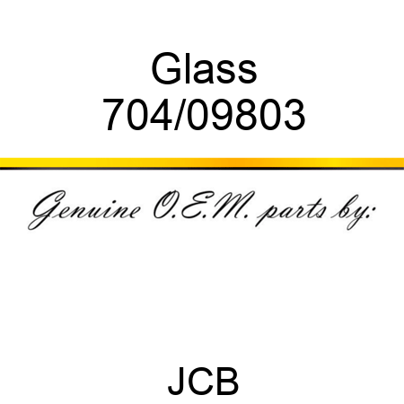 Glass 704/09803