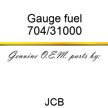 Gauge, fuel 704/31000