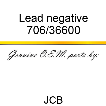 Lead, negative 706/36600