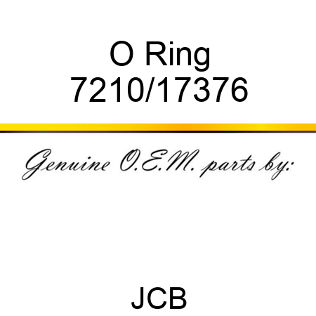 O Ring 7210/17376