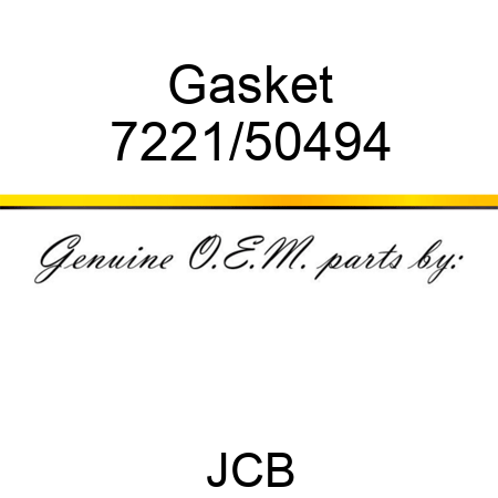 Gasket 7221/50494