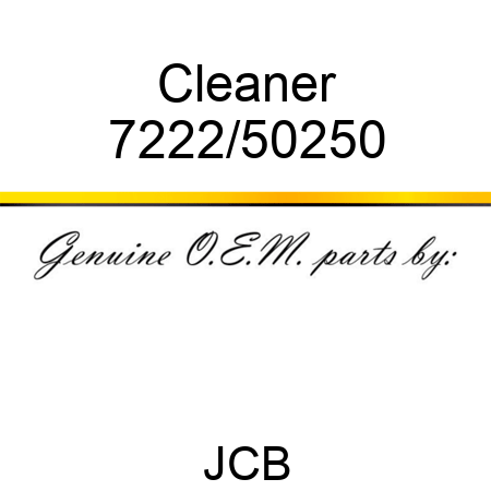 Cleaner 7222/50250