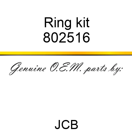 Ring, kit 802516