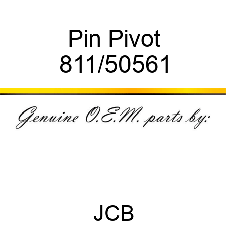 Pin, Pivot 811/50561