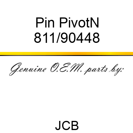 Pin, PivotN 811/90448