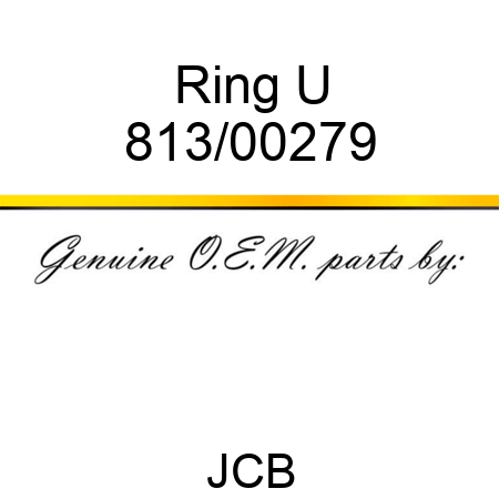 Ring, U 813/00279