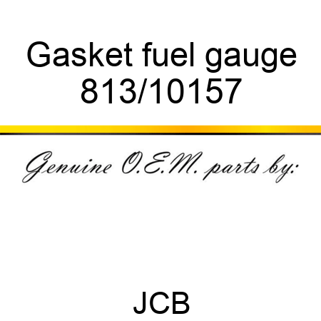 Gasket, fuel gauge 813/10157
