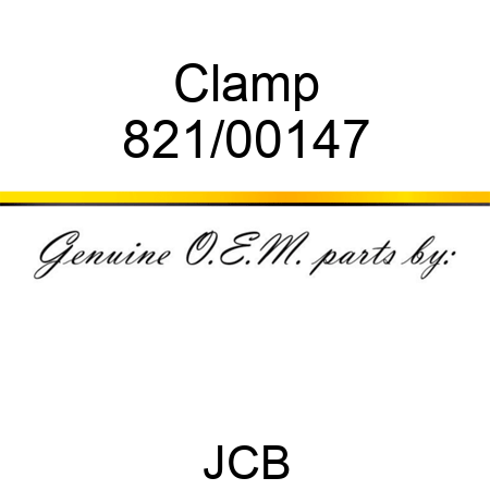 Clamp 821/00147