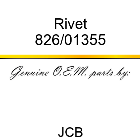 Rivet 826/01355