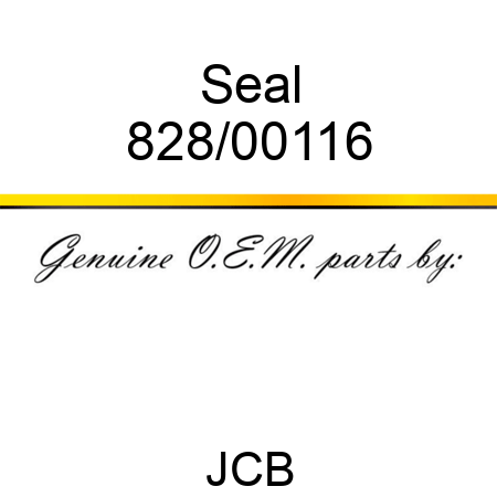 Seal 828/00116