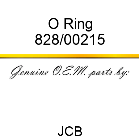 O Ring 828/00215
