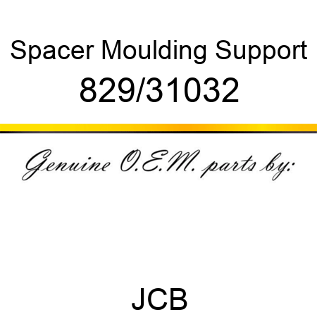 Spacer, Moulding Support 829/31032