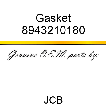Gasket 8943210180