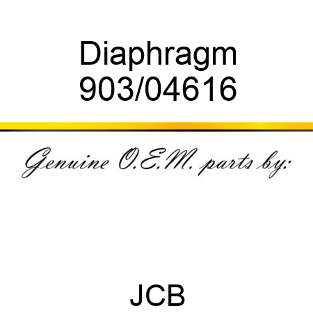 Diaphragm 903/04616