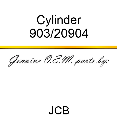 Cylinder 903/20904