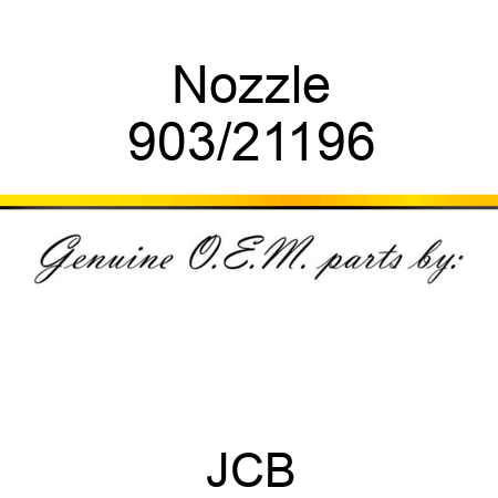 Nozzle 903/21196