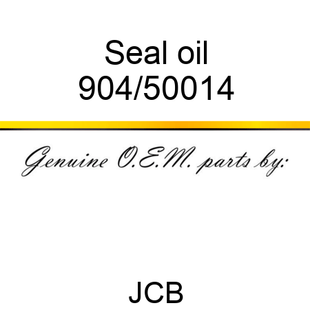 Seal, oil 904/50014