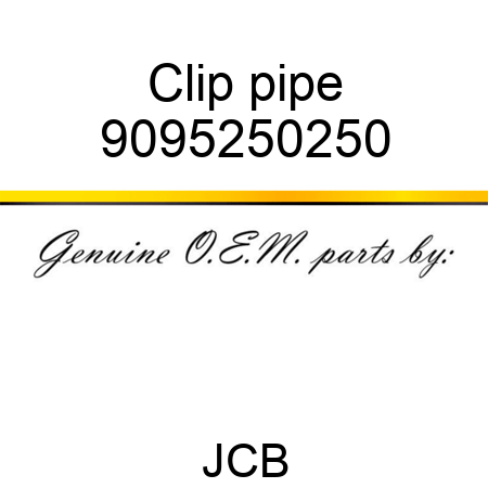 Clip, pipe 9095250250