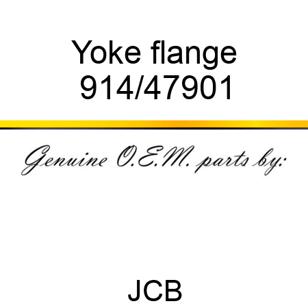 Yoke, flange 914/47901