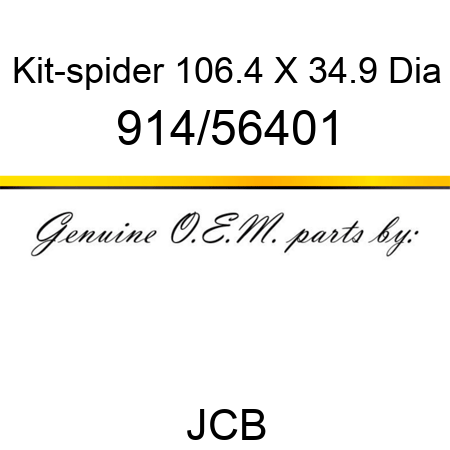 Kit-spider, 106.4 X 34.9 Dia 914/56401