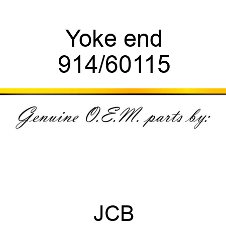 Yoke, end 914/60115