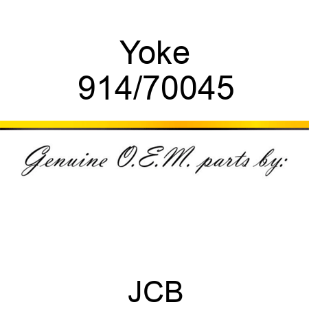 Yoke 914/70045