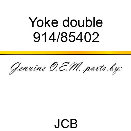 Yoke, double 914/85402