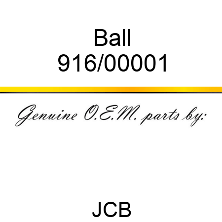 Ball 916/00001